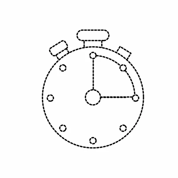 Conception de chronomètre isolé — Image vectorielle