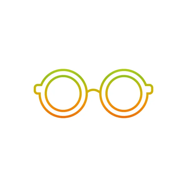 Απομονωμένη γυαλιά σχεδιασμό — Διανυσματικό Αρχείο