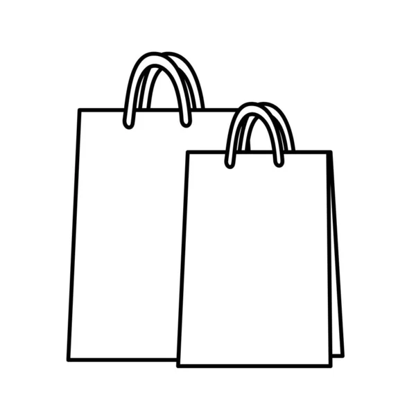 Diseño de bolsa de compras — Vector de stock