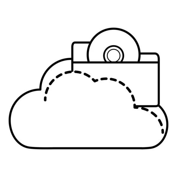 Cloud Computing Design — Stockvektor