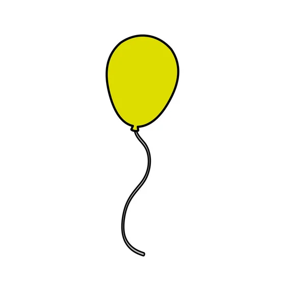 Isolated balloon design — Stock Vector