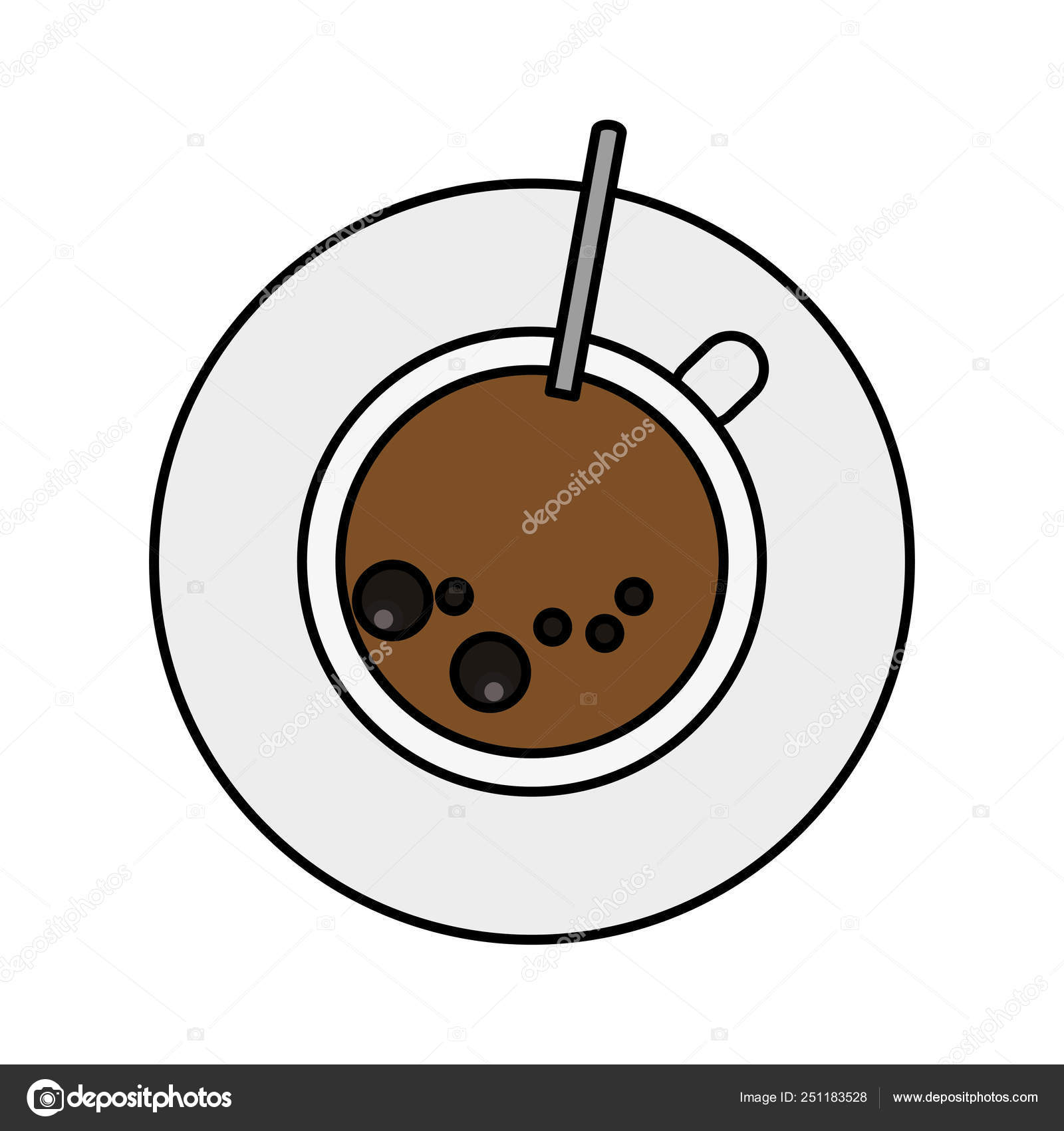 Coffee mug design Stock Vector by ©stockgiu 251183528