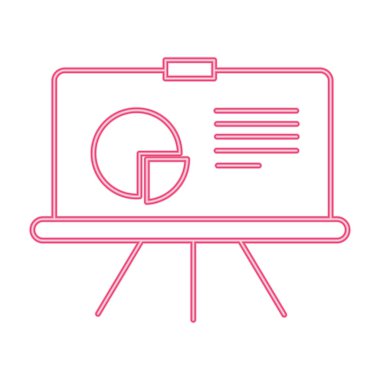 renk siluet iş sunumu ile istatistik grafik diyagramı