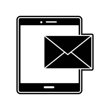 Tablet cihaz becerikli alet ve teknoloji Tema izole tasarım vektör çizim