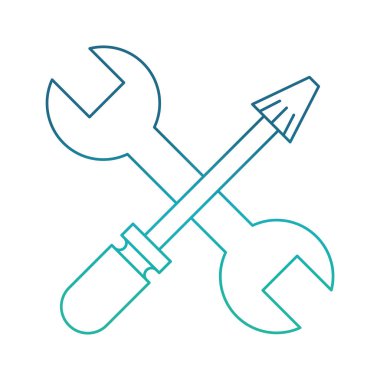 İngiliz anahtarı ve tornavida tasarım