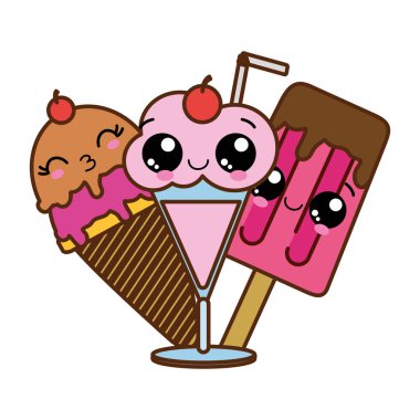 İzole dondurma tasarım