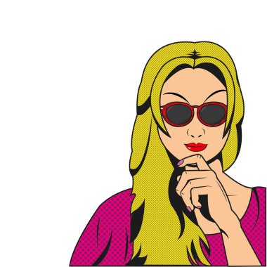 Retro kadın tasarım