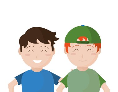 Çocuklar çizgi film tasarım