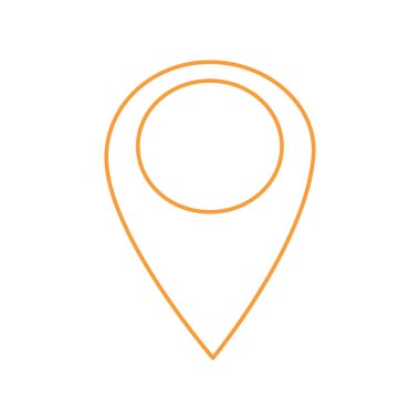 GPS seyahat gezinti ve rota Tema izole tasarım vektör çizim