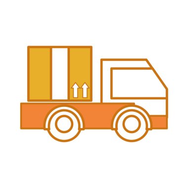 renk teslimat kamyonu hizmet iş paketi ile