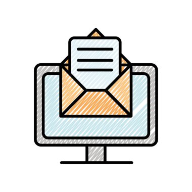 rendelenmiş e-posta mektup mesaj bilgisayar teknolojisi ile