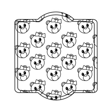 Çizgi film gövde tasarımı ayı