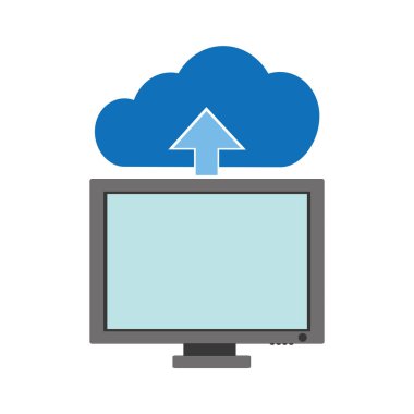 Bilgisayar aygıtı becerikli alet ve teknoloji Tema izole tasarım vektör çizim