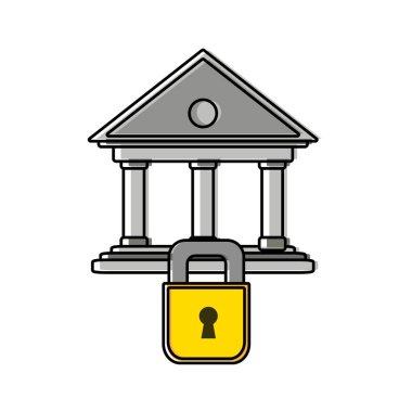 renk Finans banka ekonomi ile asma kilit güvenlik