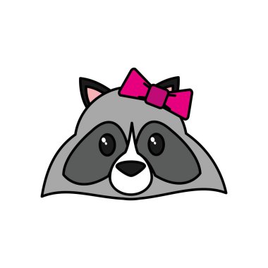 Rakun tasarım karikatür