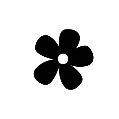 İzole çiçek tasarım