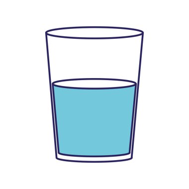 Bardak içki içecek ve Restoran Tema izole tasarım vektör çizim