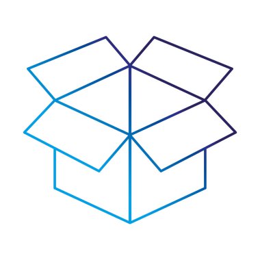 Teslimat nakliye ve lojistik Tema izole tasarım vektör çizim kutusu