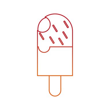 İzole buzlu şeker tasarım