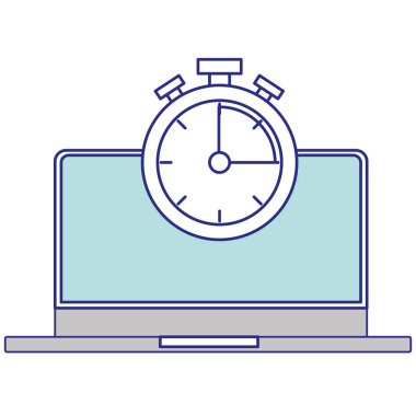 İzole laptop tasarım