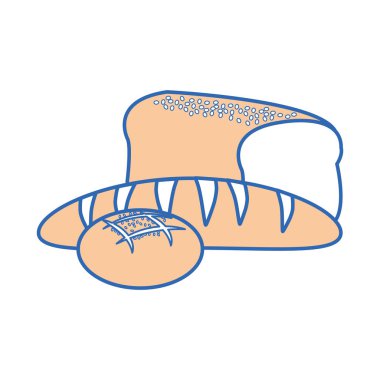 İzole ekmek tasarım