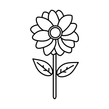 güzel çiçek yaprakları ve doğa yaprakları ile satır