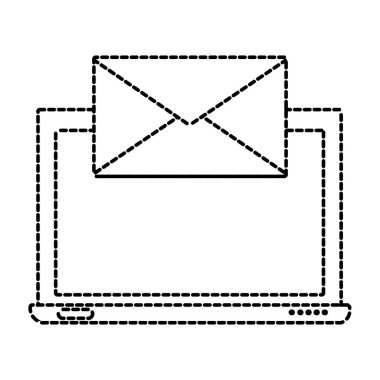 İzole laptop tasarım