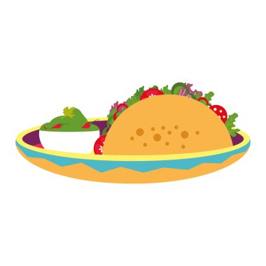 İzole taco tasarım