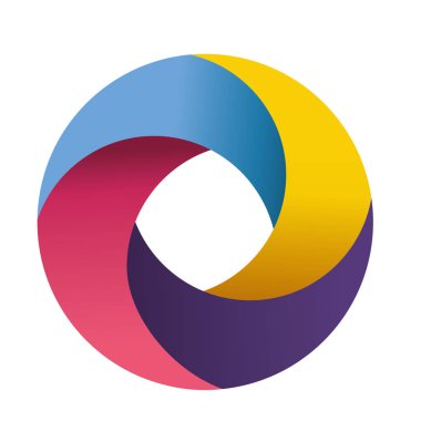 İzole daire şekli tasarım