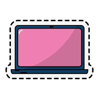 İzole laptop tasarım