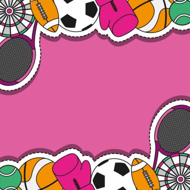 Spor yamalar etiket arka plan tasarım