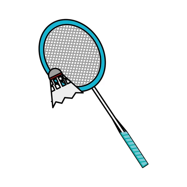 Badminton racket ontwerp — Stockvector