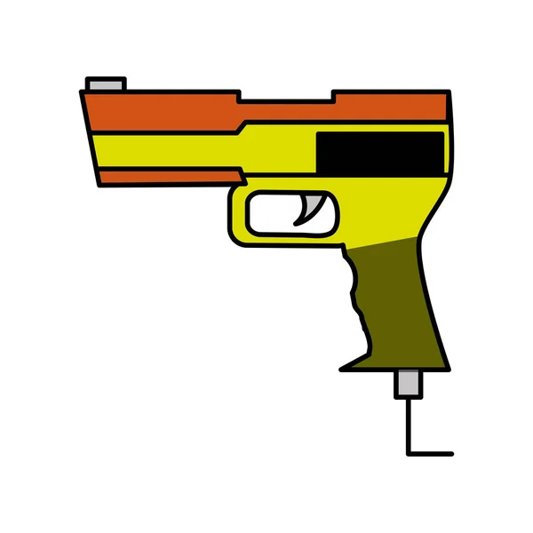 Conception de pistolet jouet — Image vectorielle