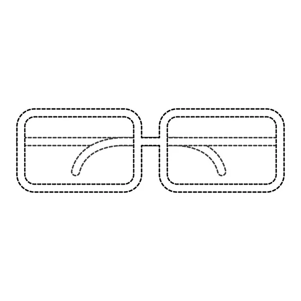 Geïsoleerde glazen design — Stockvector