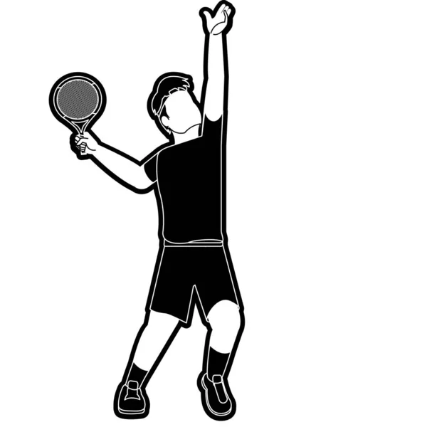 Tennisspieler-Design — Stockvektor