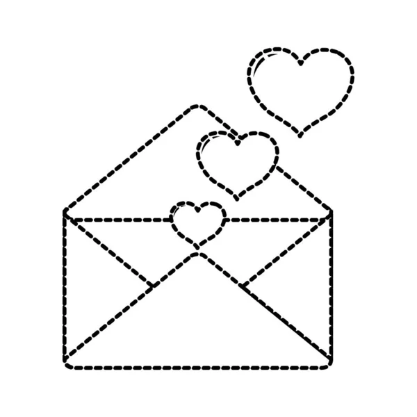 Diseño de tarjeta de amor — Archivo Imágenes Vectoriales