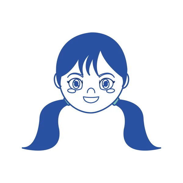 Дизайн мультфільм дівчина — стоковий вектор