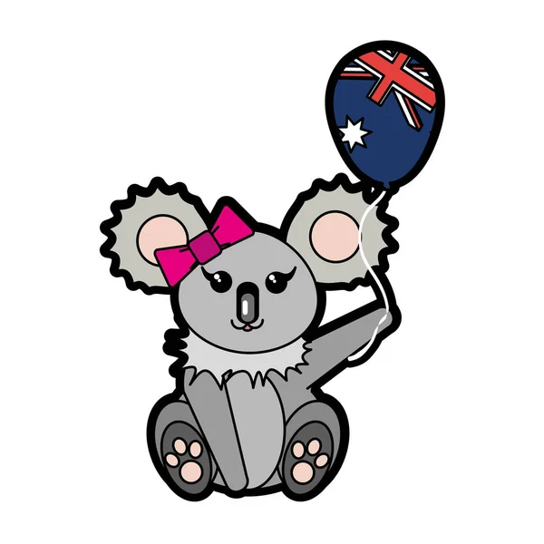 Design koala australien — Image vectorielle