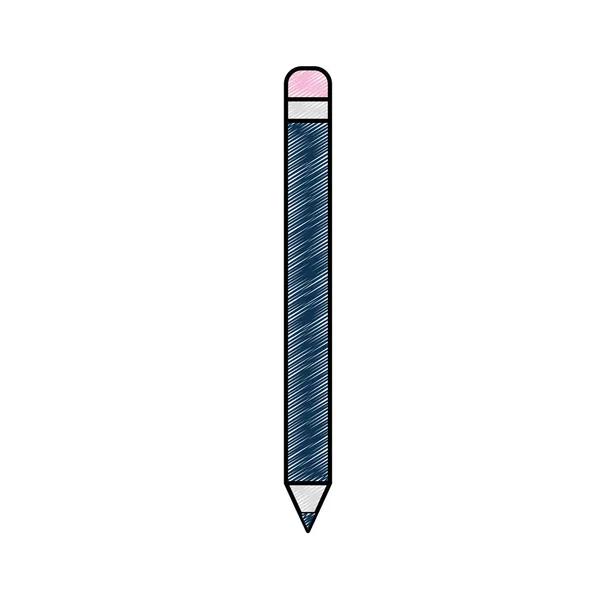 Diseño de lápiz aislado — Vector de stock