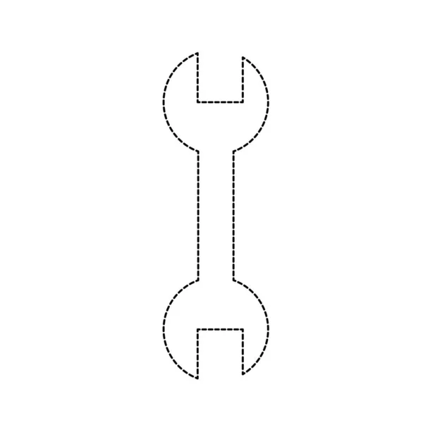 Diseño de llave aislada — Archivo Imágenes Vectoriales