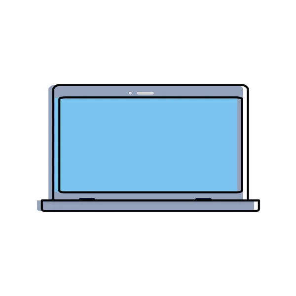 Design de laptop isolado — Vetor de Stock