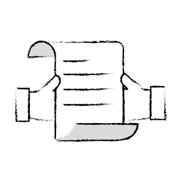 垃圾人与商业文件信息 — 图库矢量图片