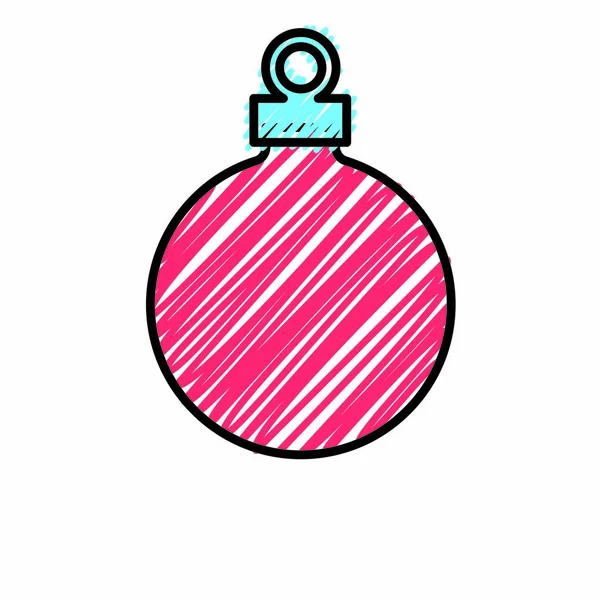 クリスマスのアイコンとテーマ分離デザイン ベクトル図のシーズン — ストックベクタ