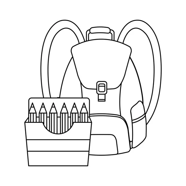 Diseño de bolsa aislada — Vector de stock