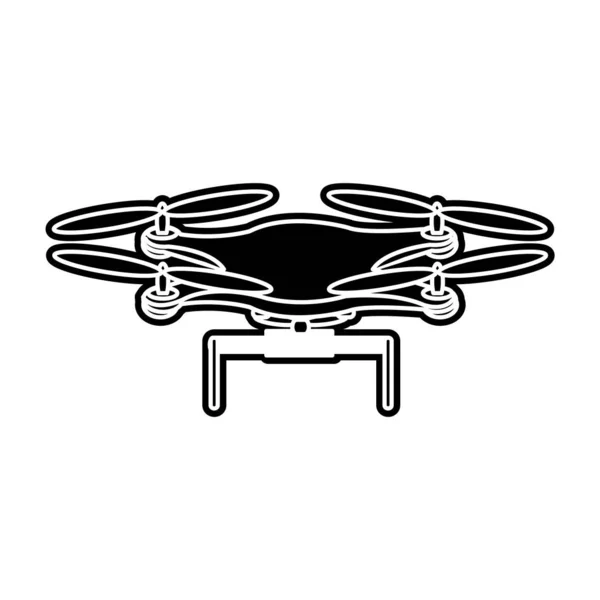 Progettazione di droni isolati — Vettoriale Stock