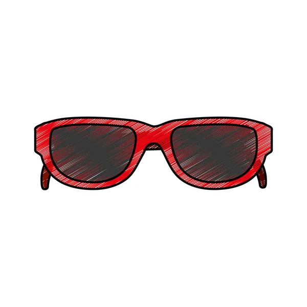 Diseño de gafas aisladas — Archivo Imágenes Vectoriales