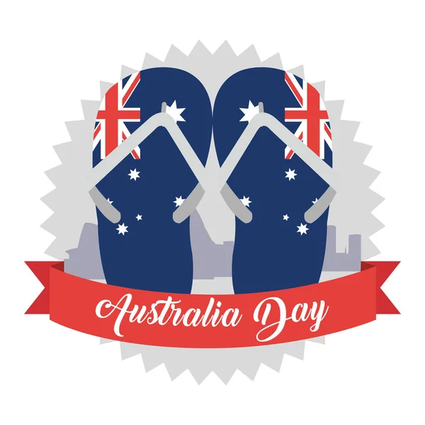 Australia day design — Stock Vector