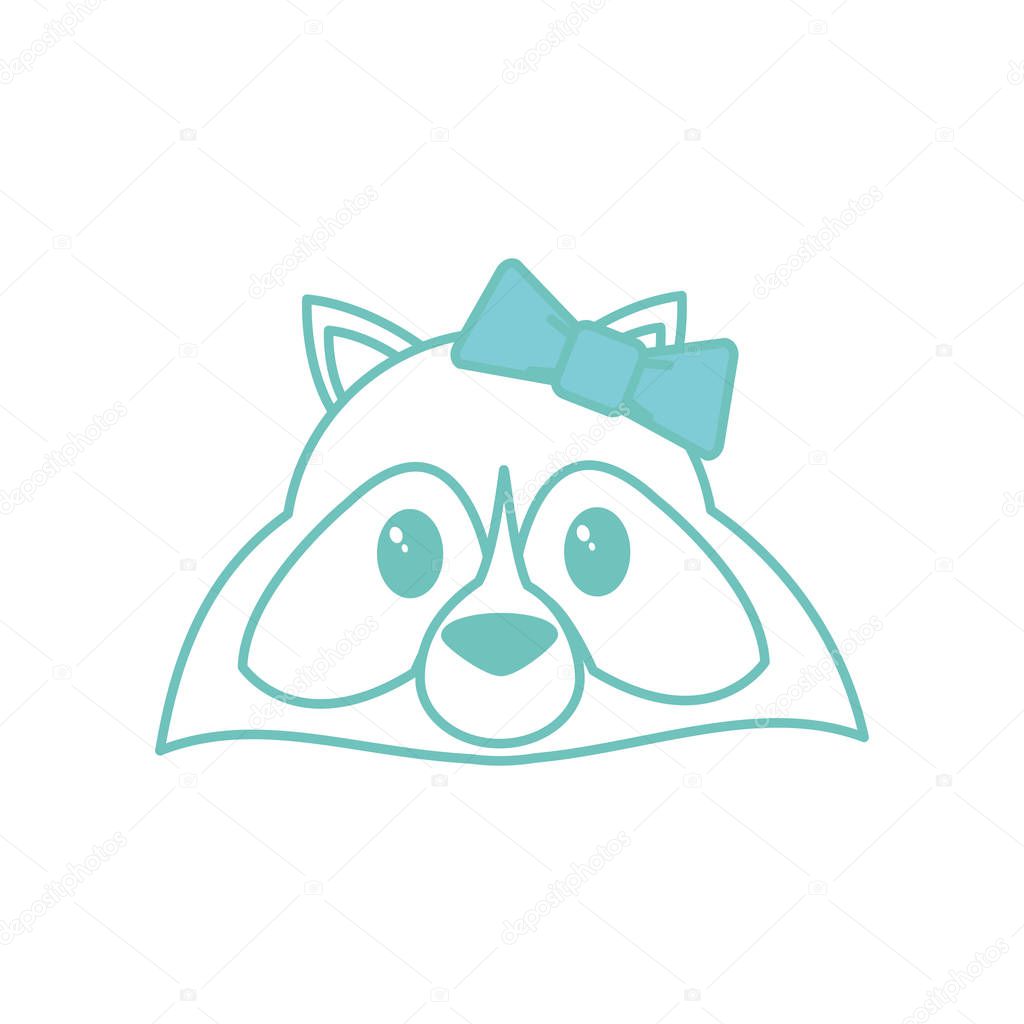 Raccoon cartoon design