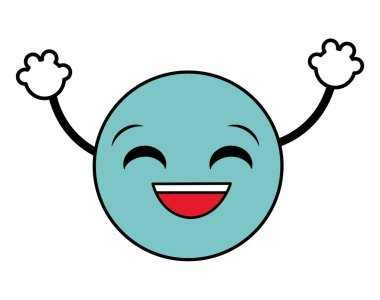 çizgi renk gülmek emoji yüz ifadesi silah ile