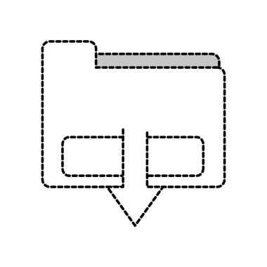 noktalı şekil dosya klasörü veri bilgileri karşıdan yükleniyor